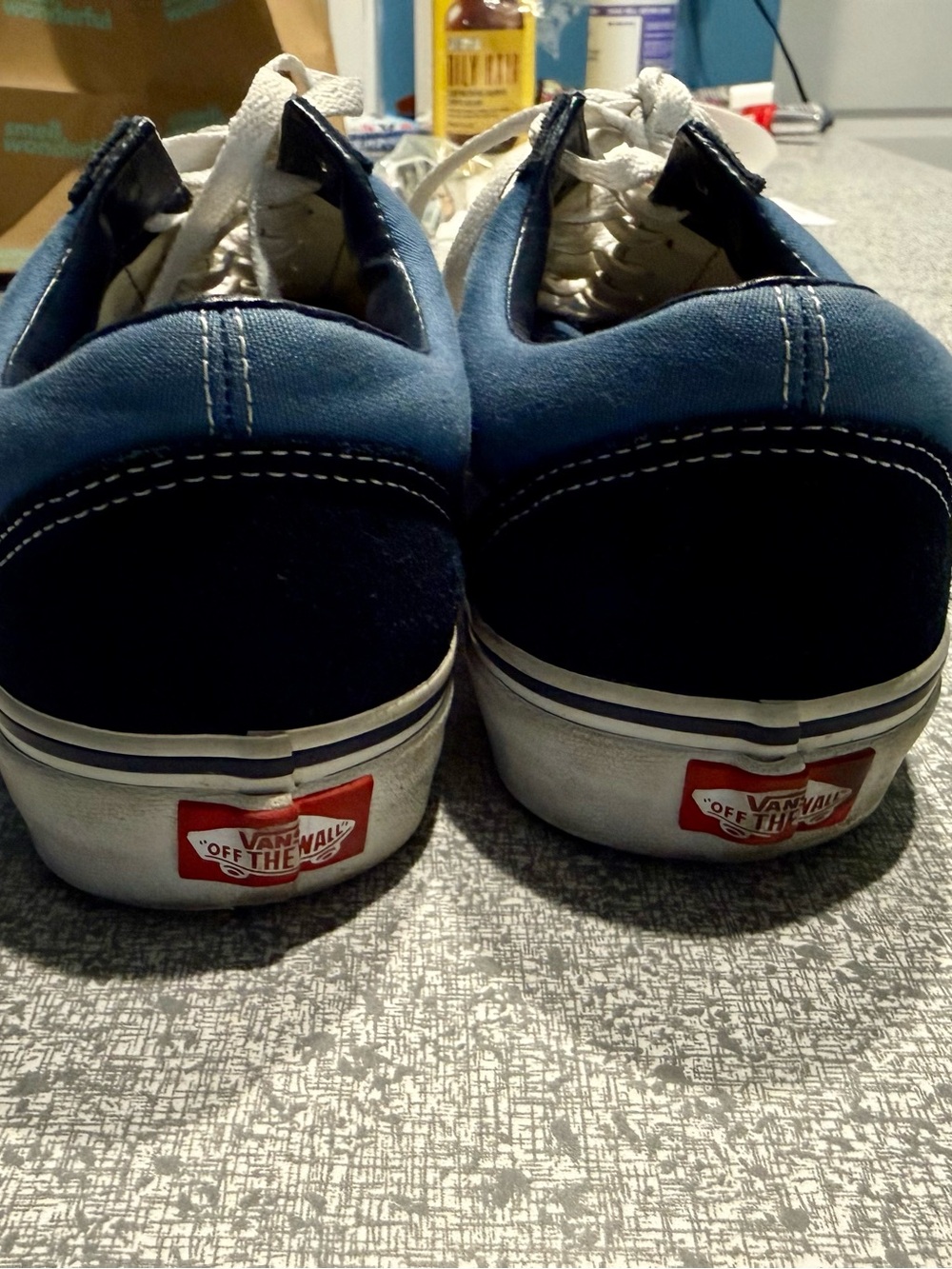 Vans Old Skool blue men’s 10 shoes - Picture 6 of 7